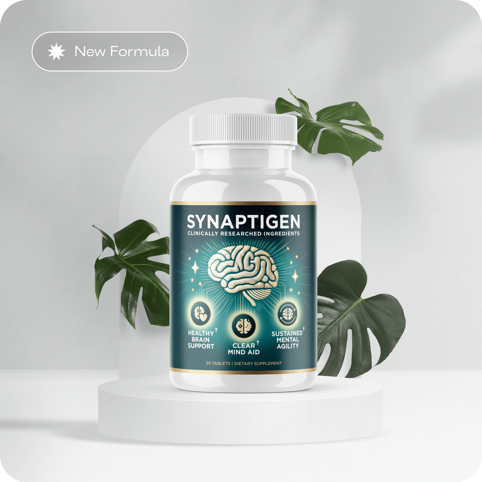 Synaptigenn Brain & Memory Support Supplement Bottle